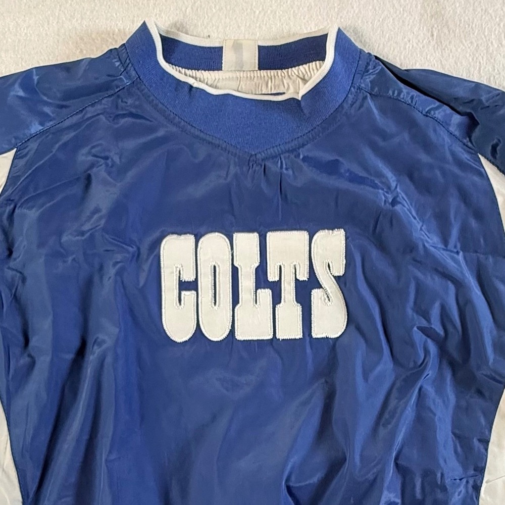 Reebok Windbreaker Kids Medium 10/12 NFL Team Apparel Colts Blue